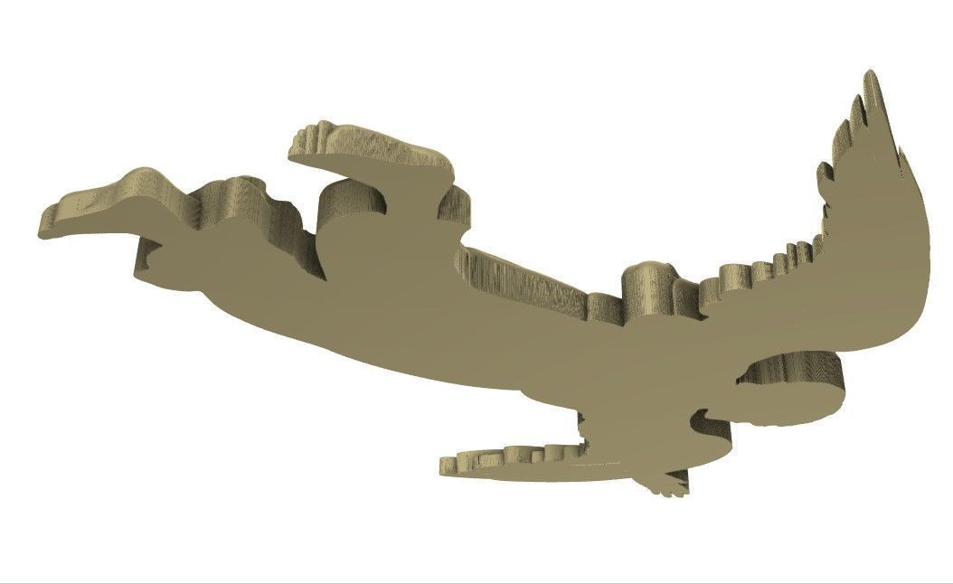 Angel Bas-Relief 3D Model for CNC and 3D Printing 3D print model_3