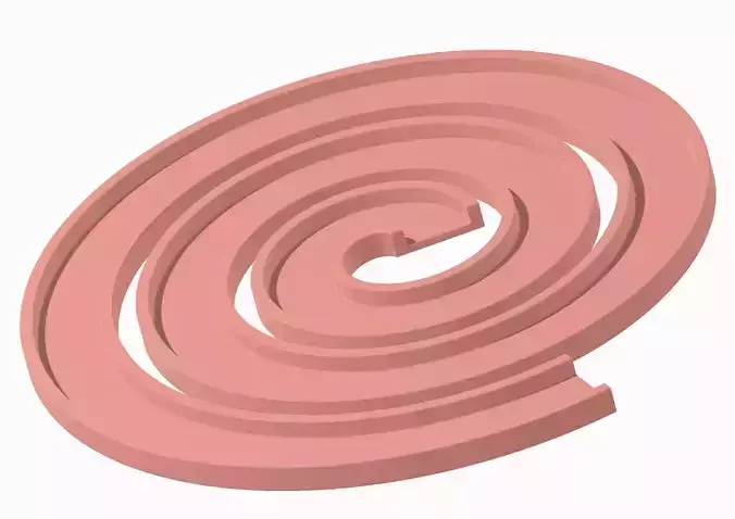 Spiral Racetrack 3D print model