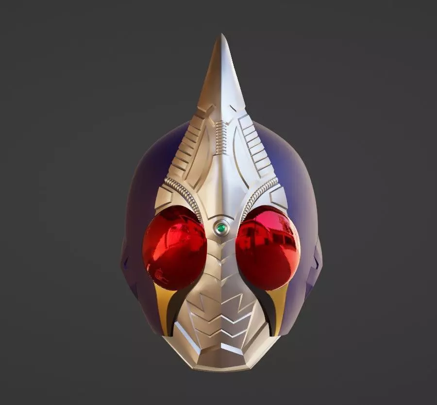 Kamen Rider Blade Helmet 3D print model_0