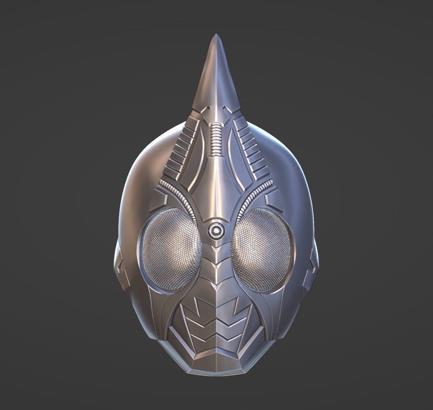 Kamen Rider Blade Helmet 3D print model_7