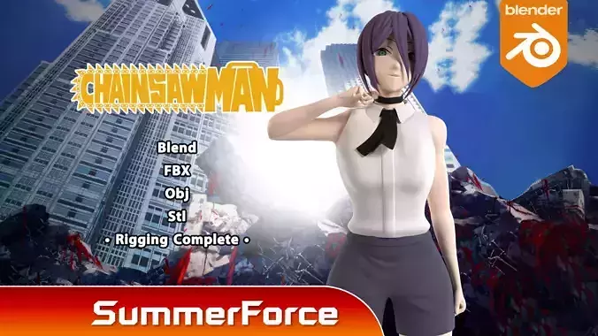 Reze - Chainsaw Man 3D model