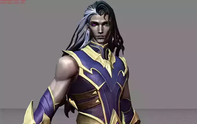 Arlott Wandering Lance Low-poly 3D model