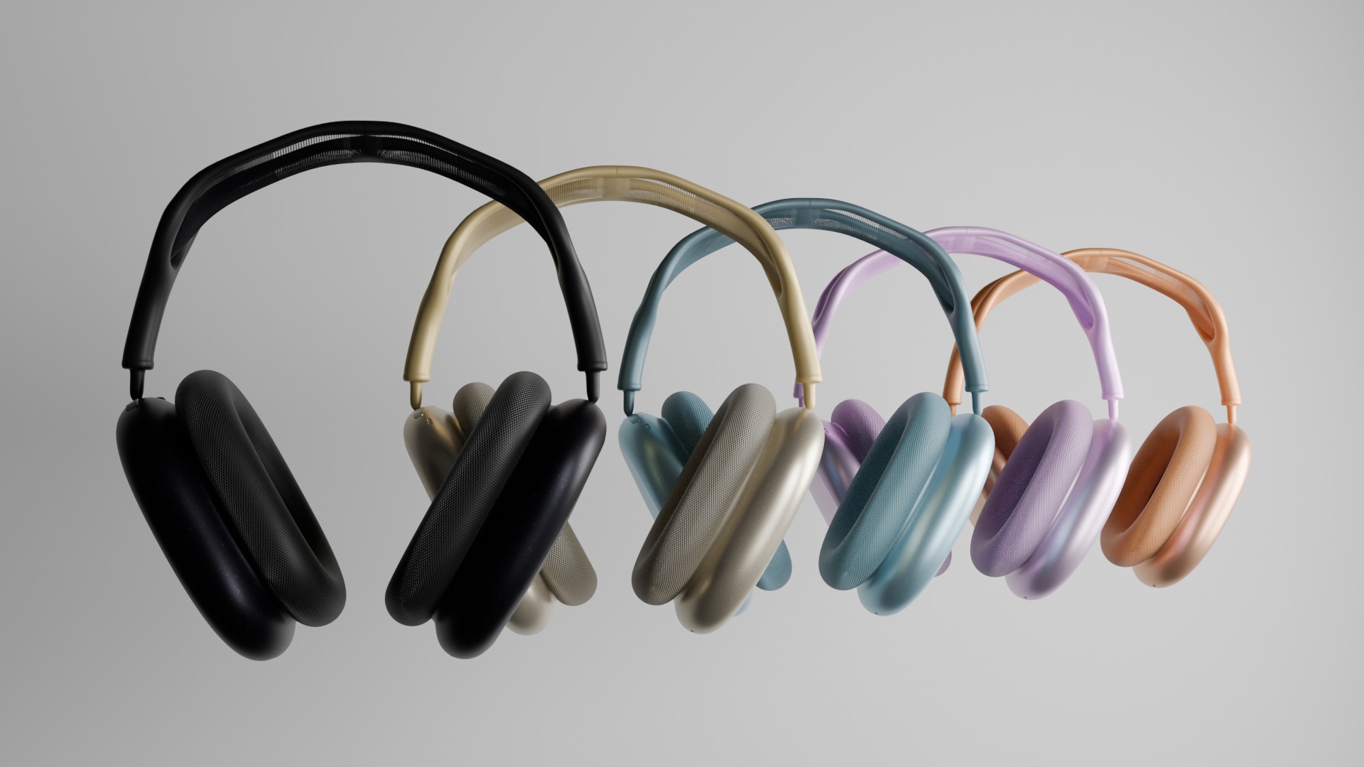 Apple AirPods Max Wireless Over-Ear Headphones 3D model_3