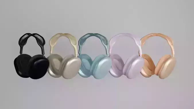 Apple AirPods Max Wireless Over-Ear Headphones 3D model