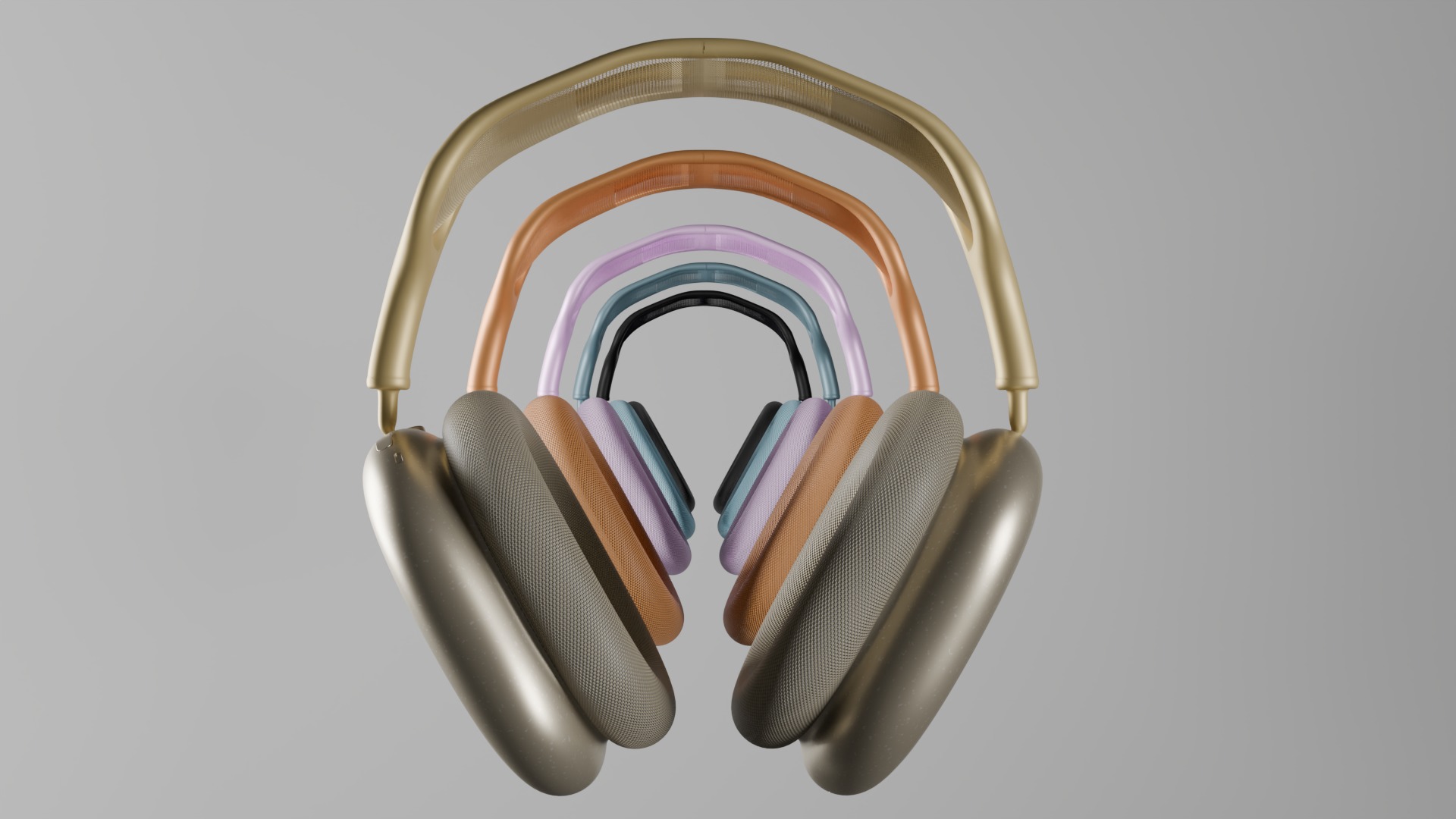 Apple AirPods Max Wireless Over-Ear Headphones 3D model_5