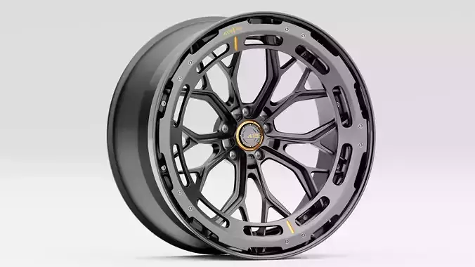 AL13 R80-109R Rim 3D model