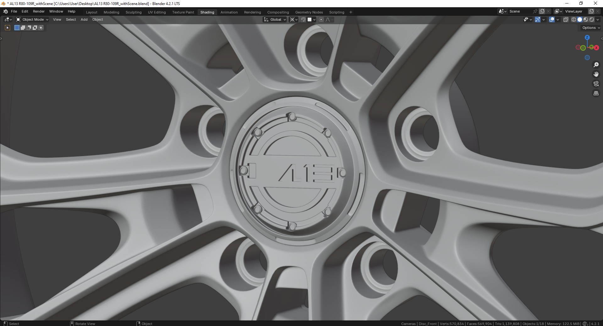 AL13 R80-109R Rim 3D model_13