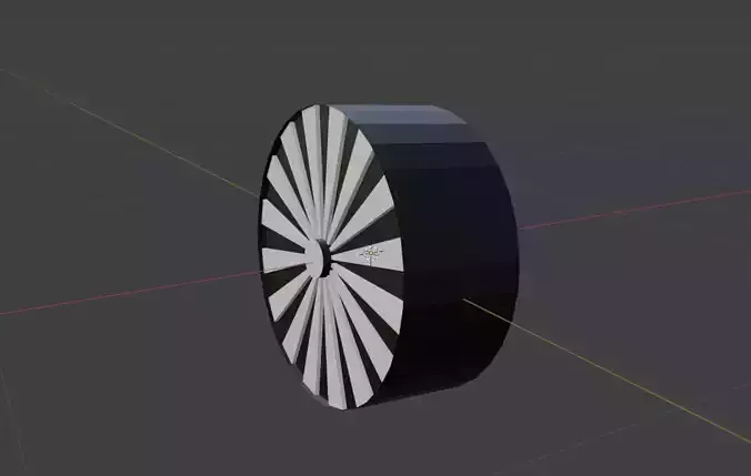 3D model of car wheel Free low-poly 3D model