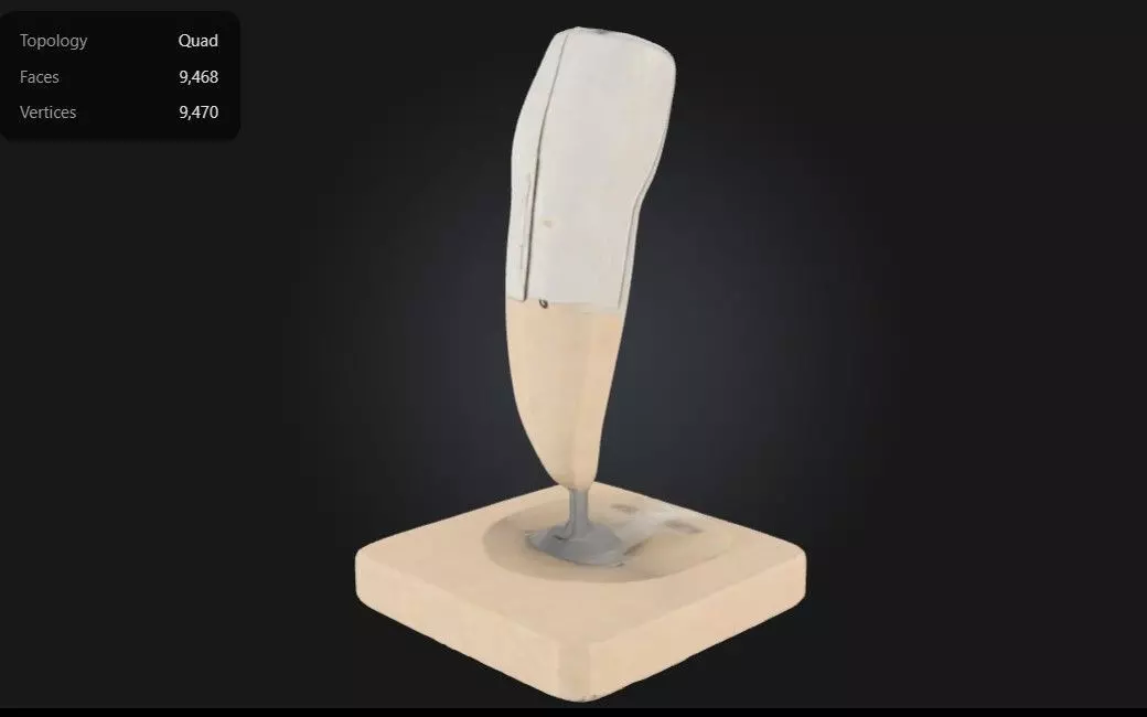 3D Model of Lower Incisor Tooth 3D print model