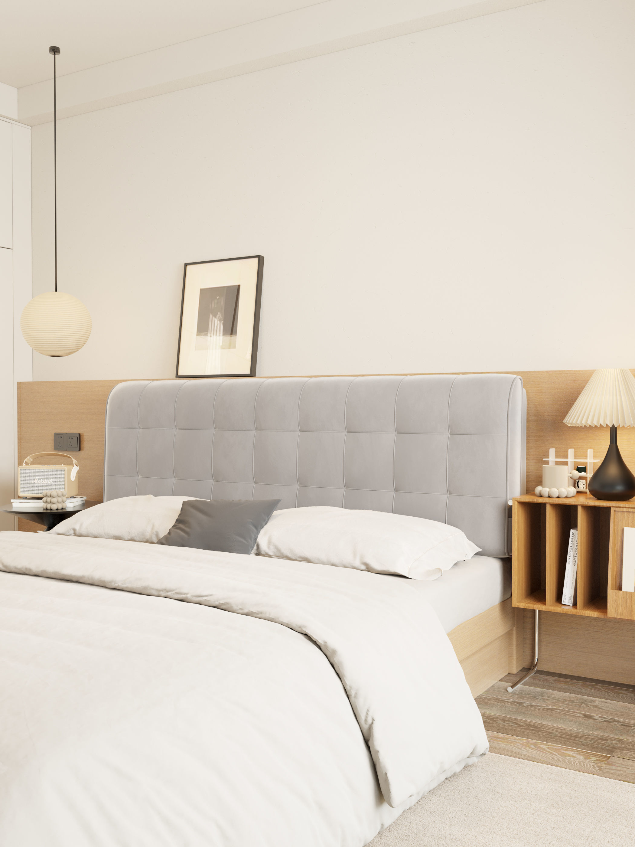 Modern Bedroom 3D model_5