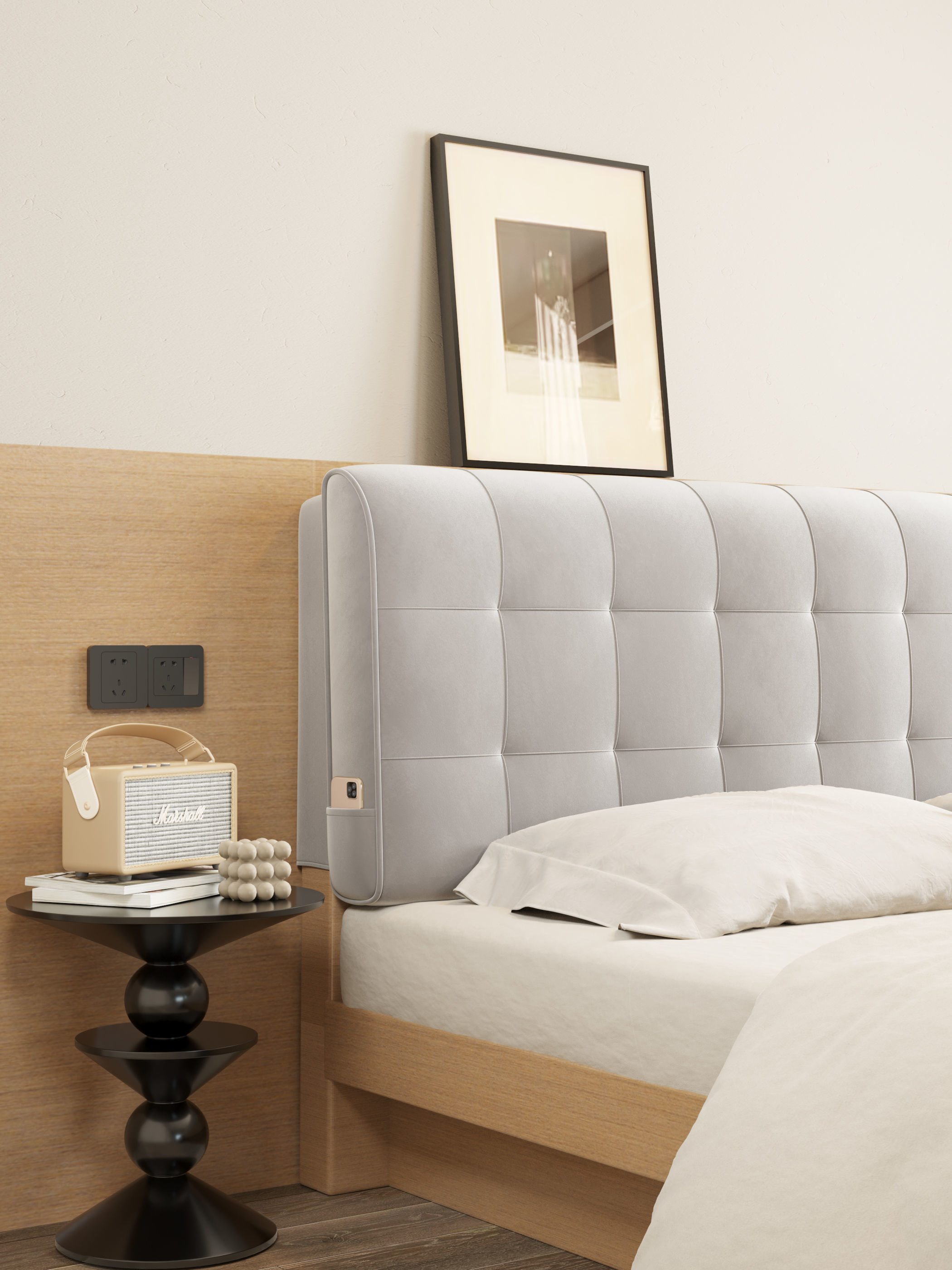 Modern Bedroom 3D model_3