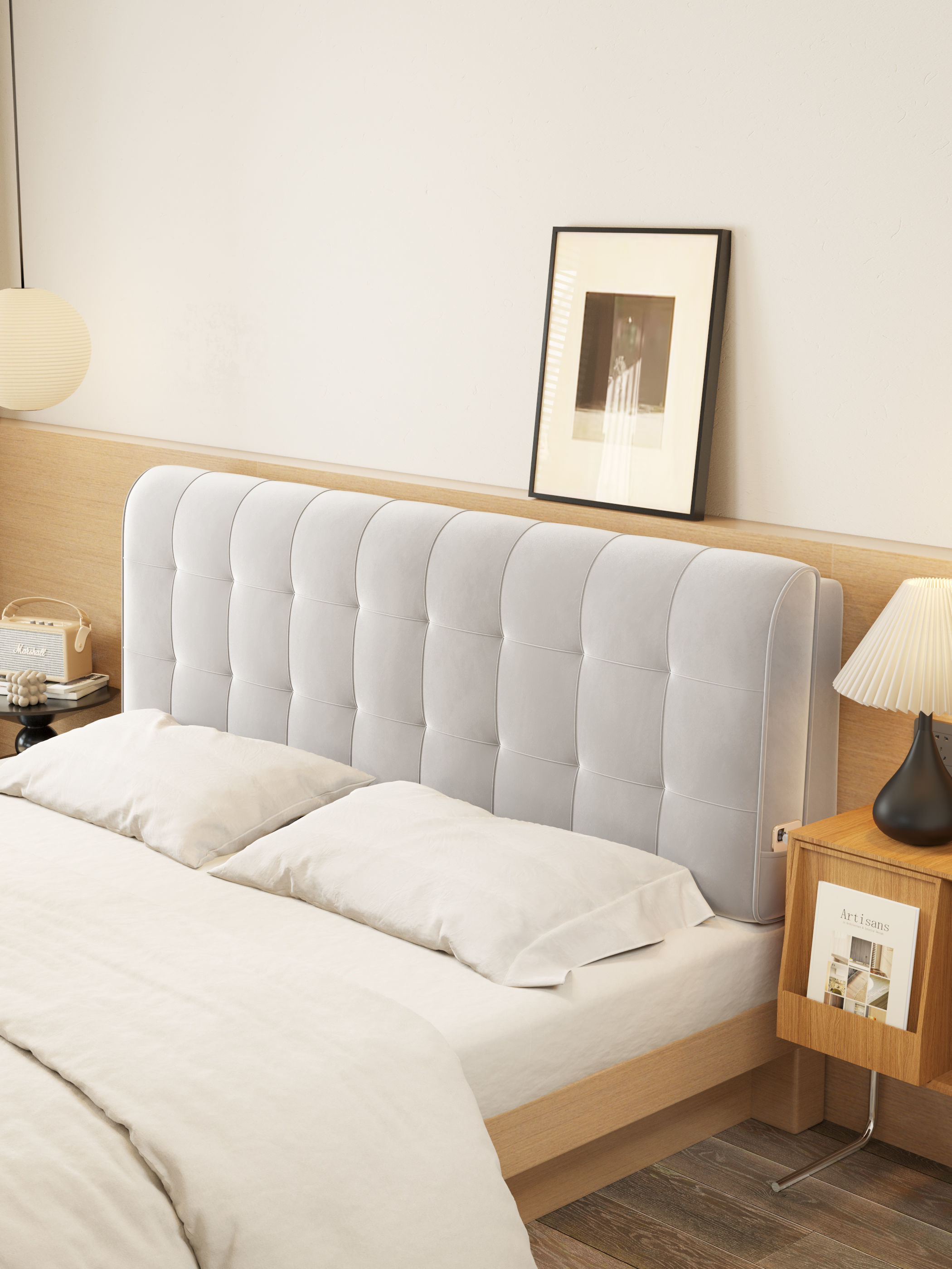 Modern Bedroom 3D model_4