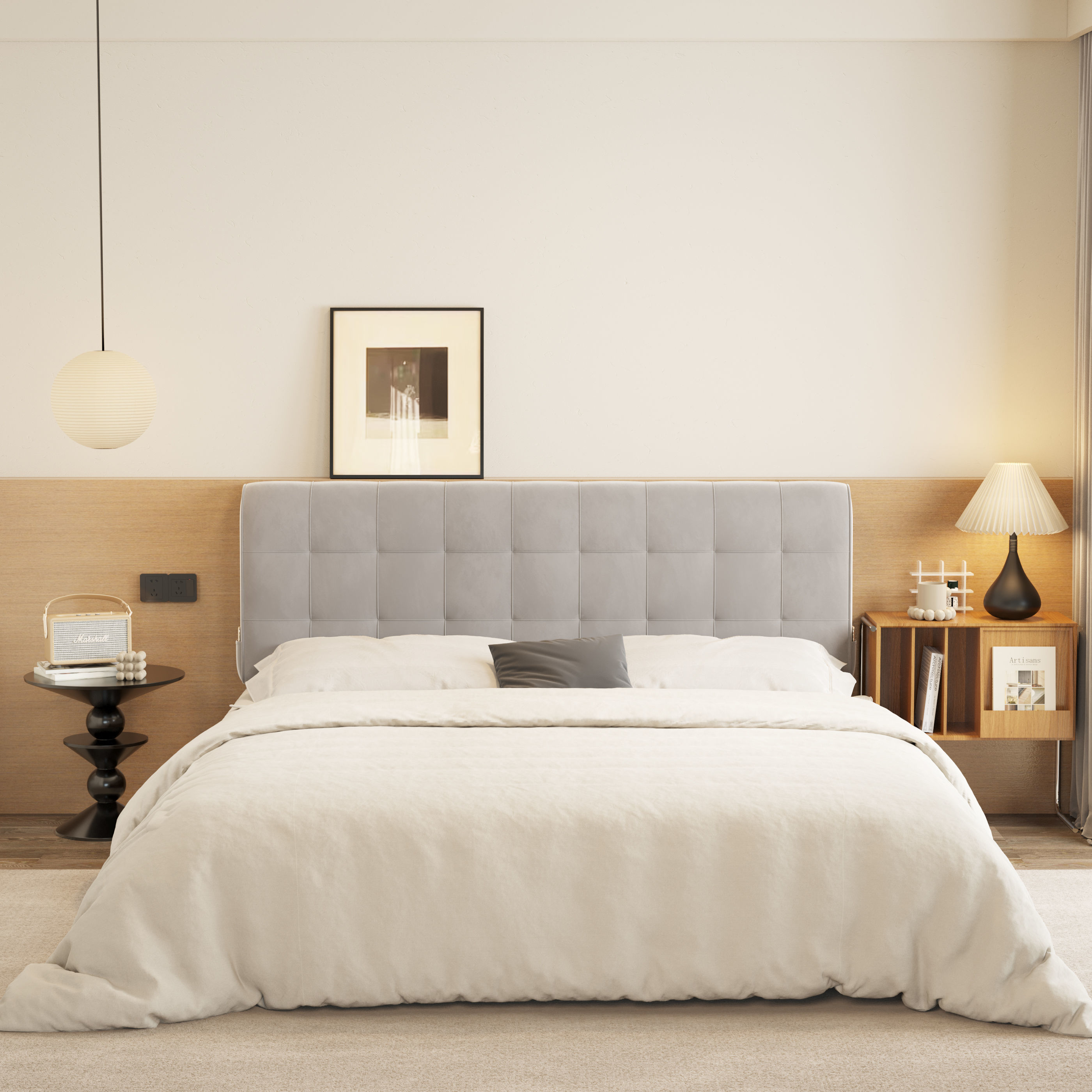 Modern Bedroom 3D model_6