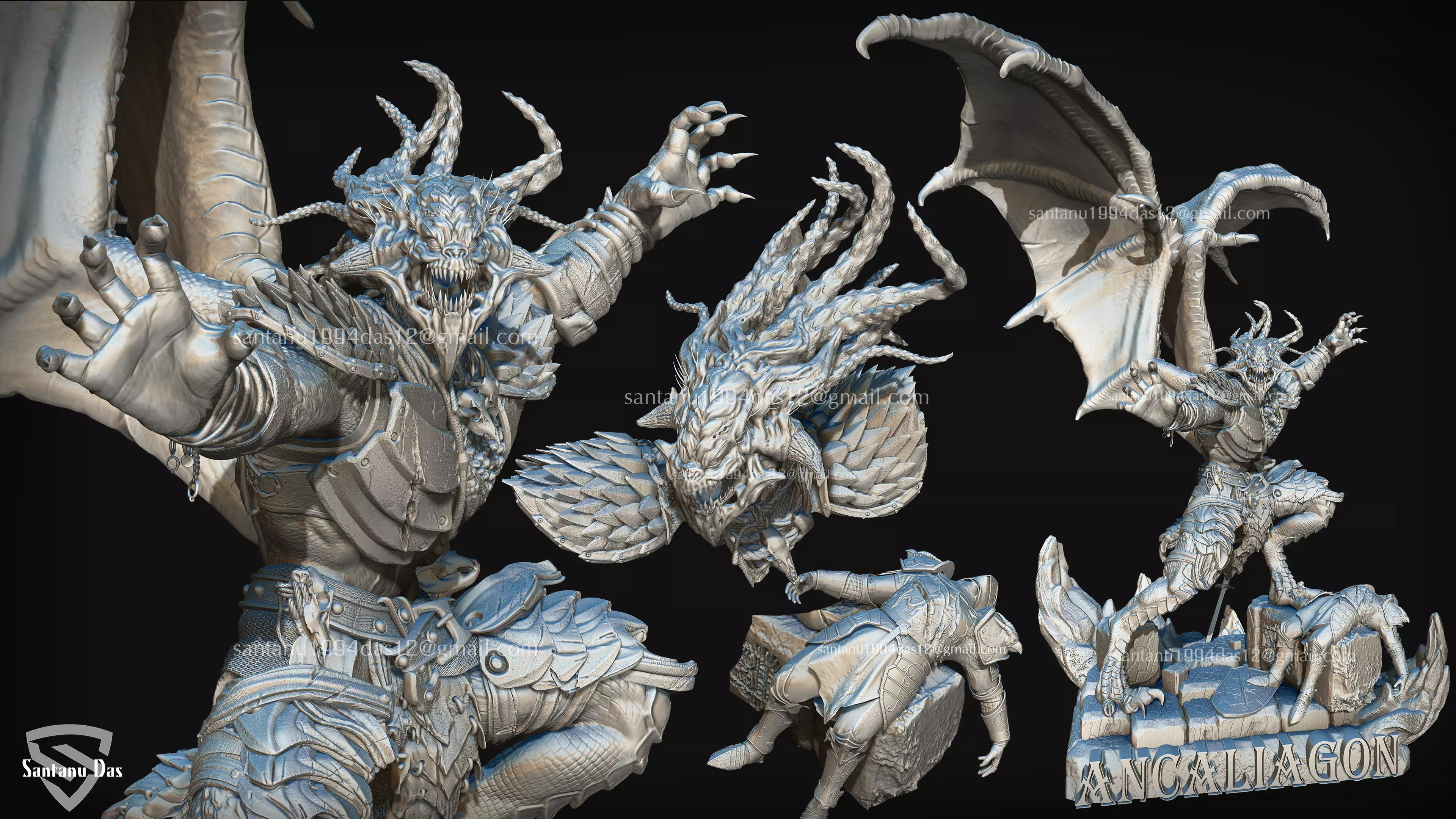 Dragon Beast 3d Print Model 3D print model