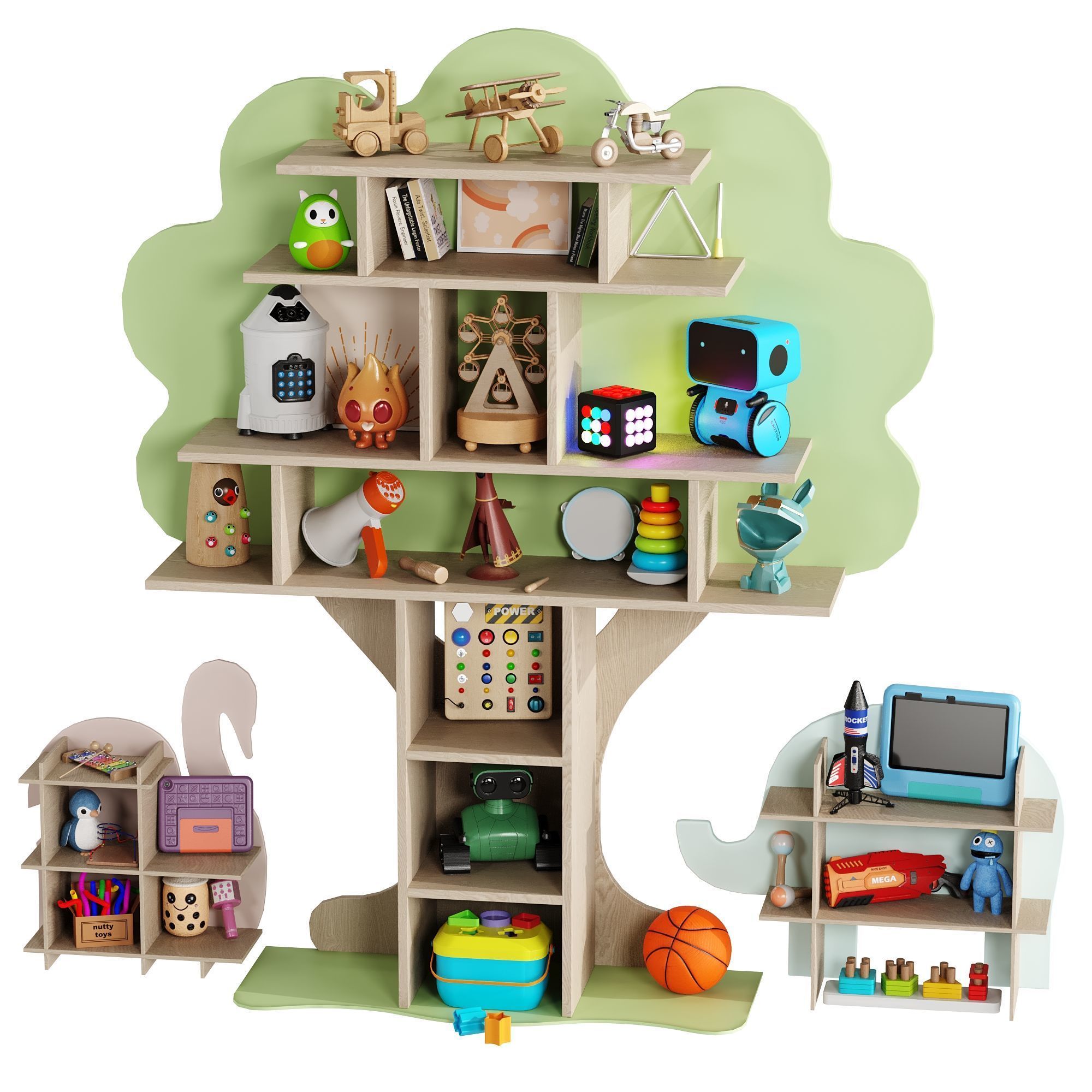 Children Room Set 14 Low-poly 3D model_4