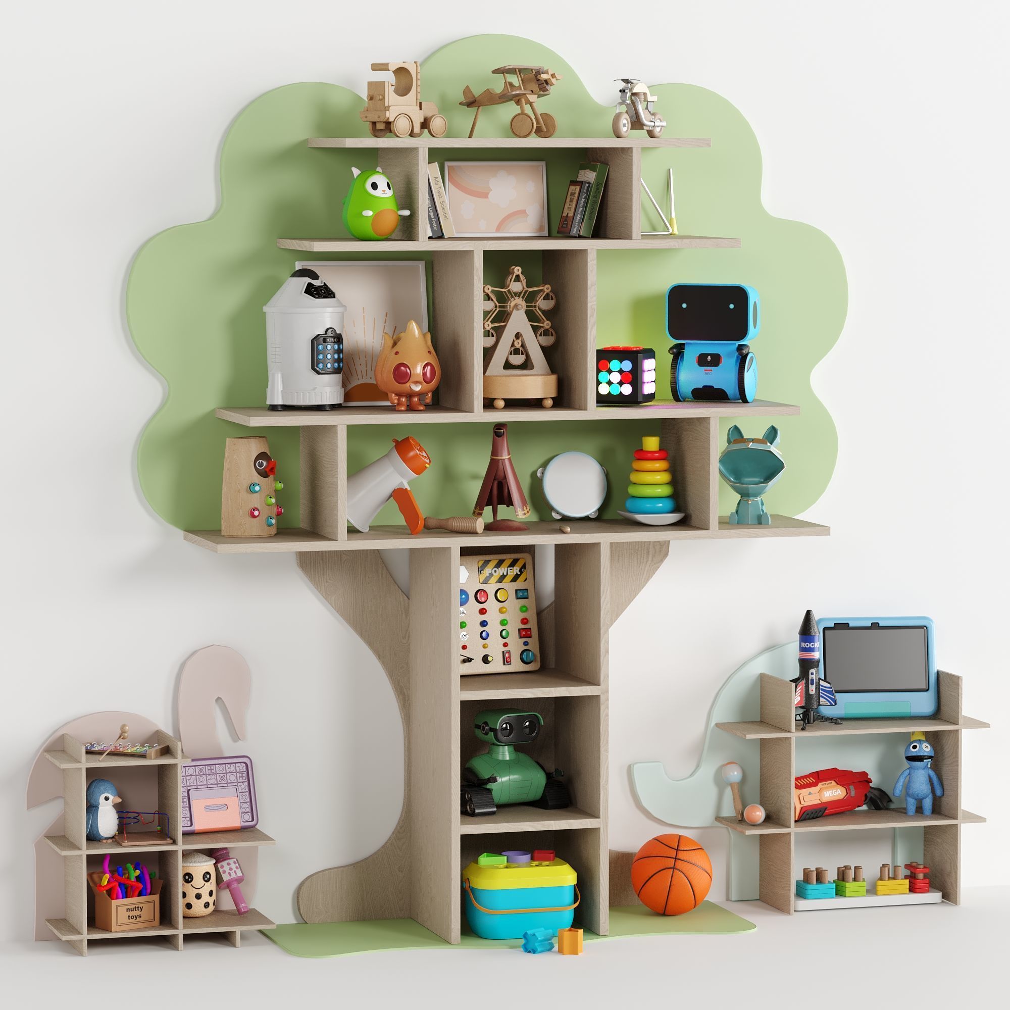 Children Room Set 14 Low-poly 3D model_2