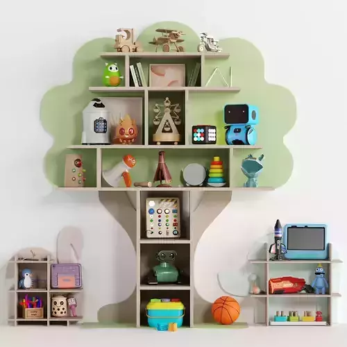 Children Room Set 14 Low-poly 3D model