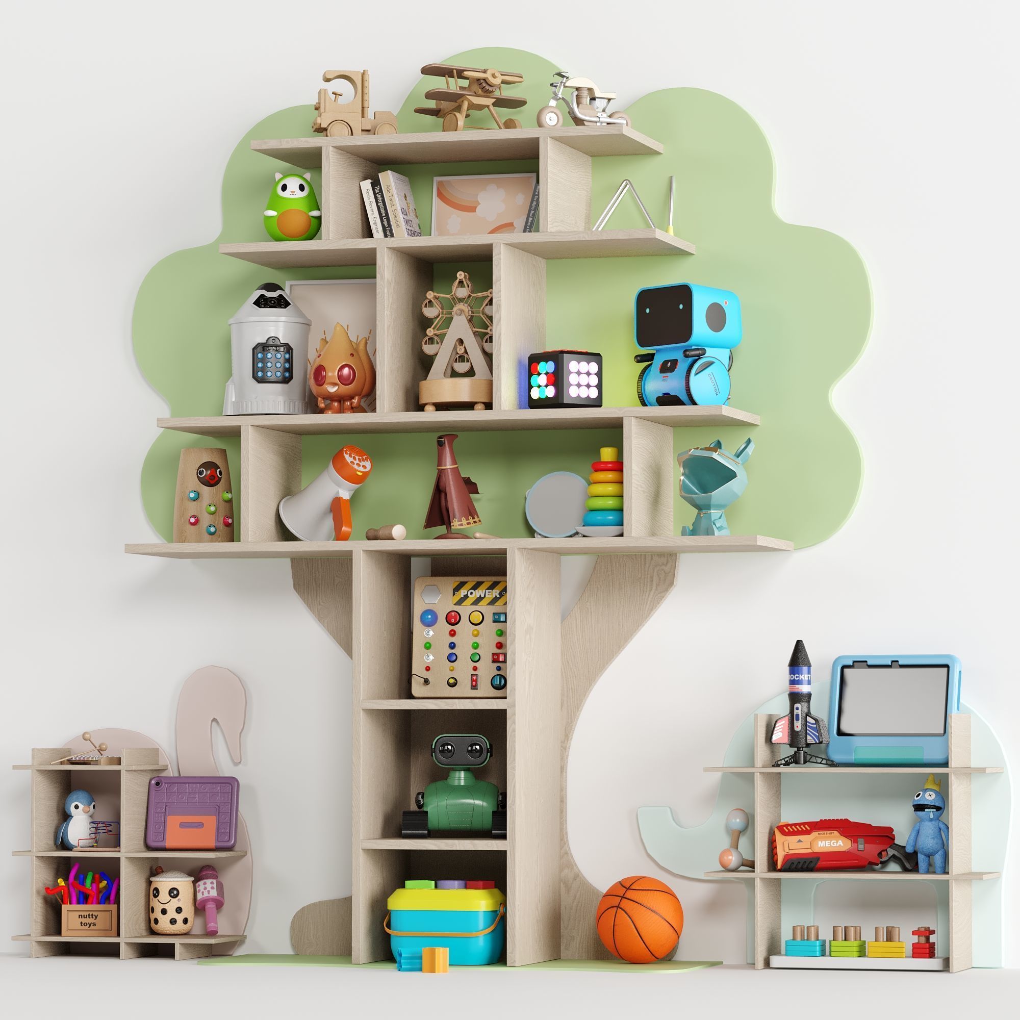 Children Room Set 14 Low-poly 3D model_1