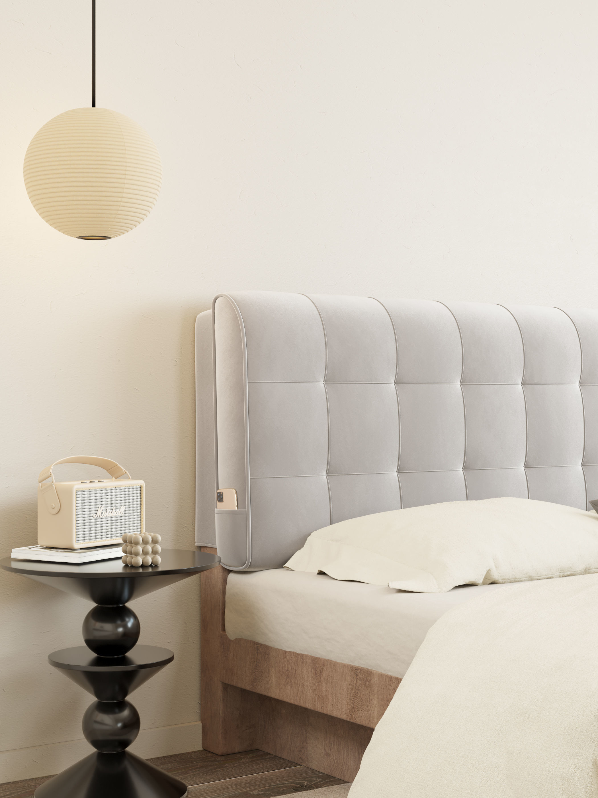 Bedroom 3D Rendering Interior 3D model_3