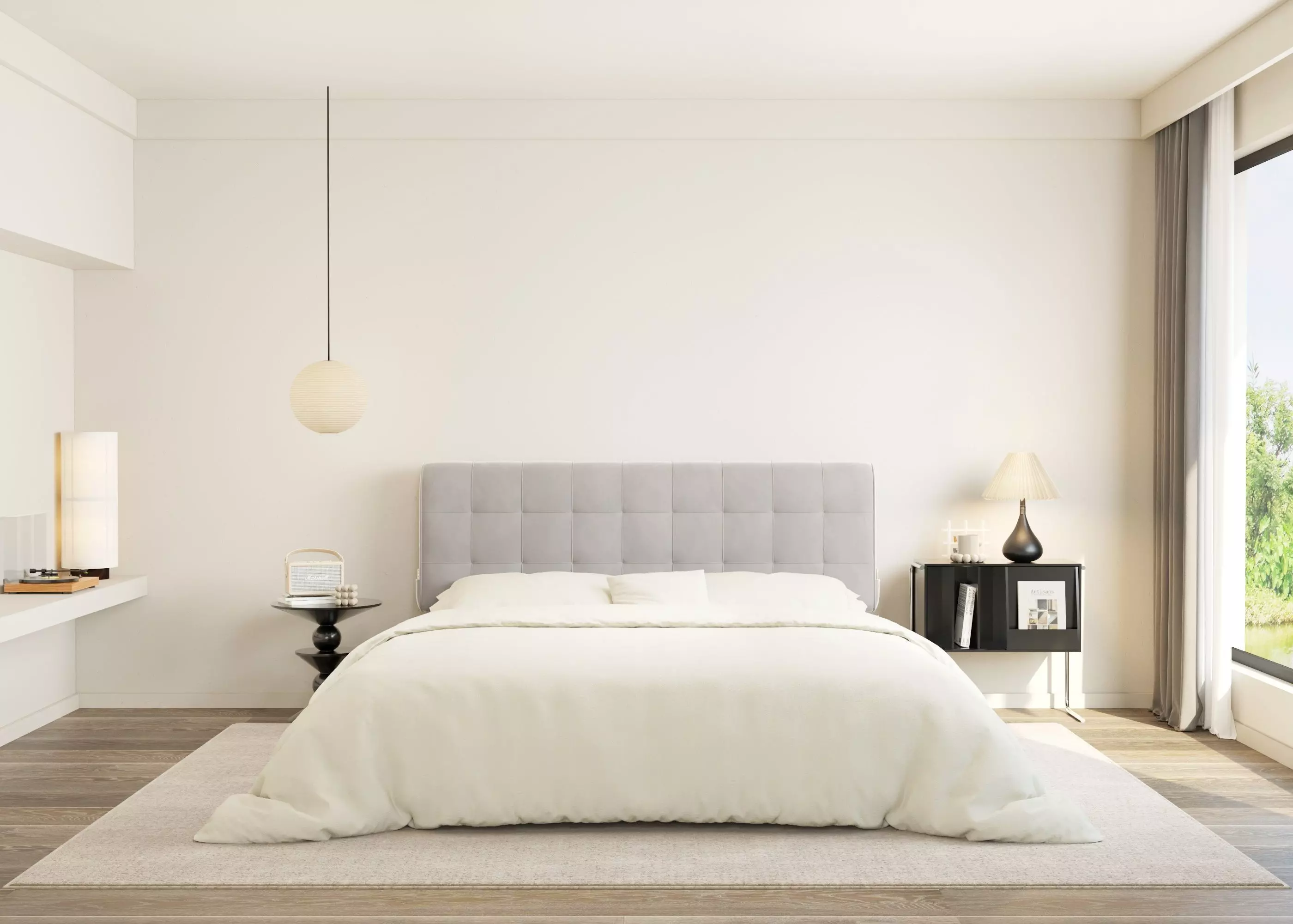 Bedroom 3D Rendering Interior 3D model_0