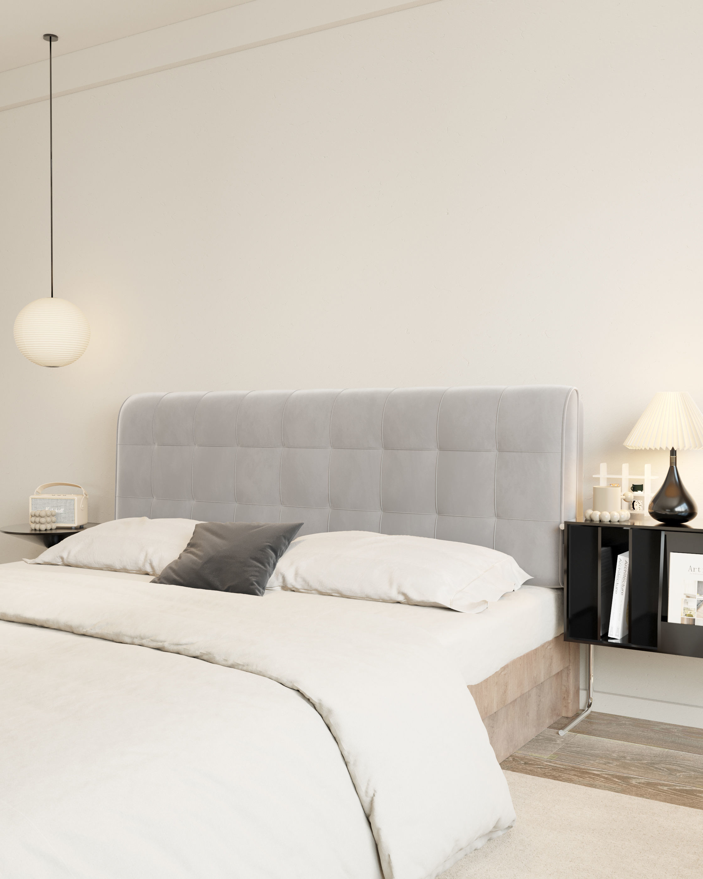 Bedroom 3D Rendering Interior 3D model_2