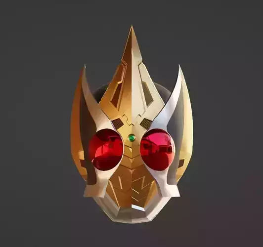 Kamen Rider Blade King Form Helmet 3D print model