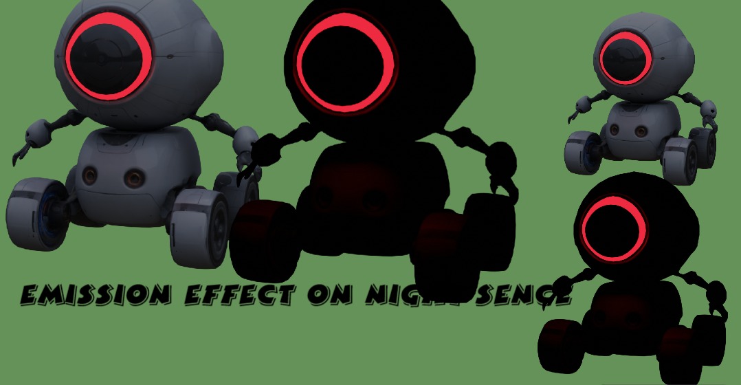 MINI ROBOT Low-poly 3D model_2