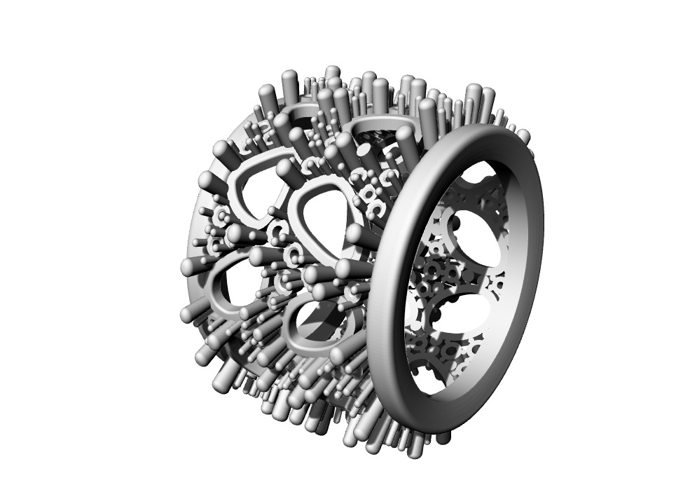 Pom Ring Free 3D print model_8