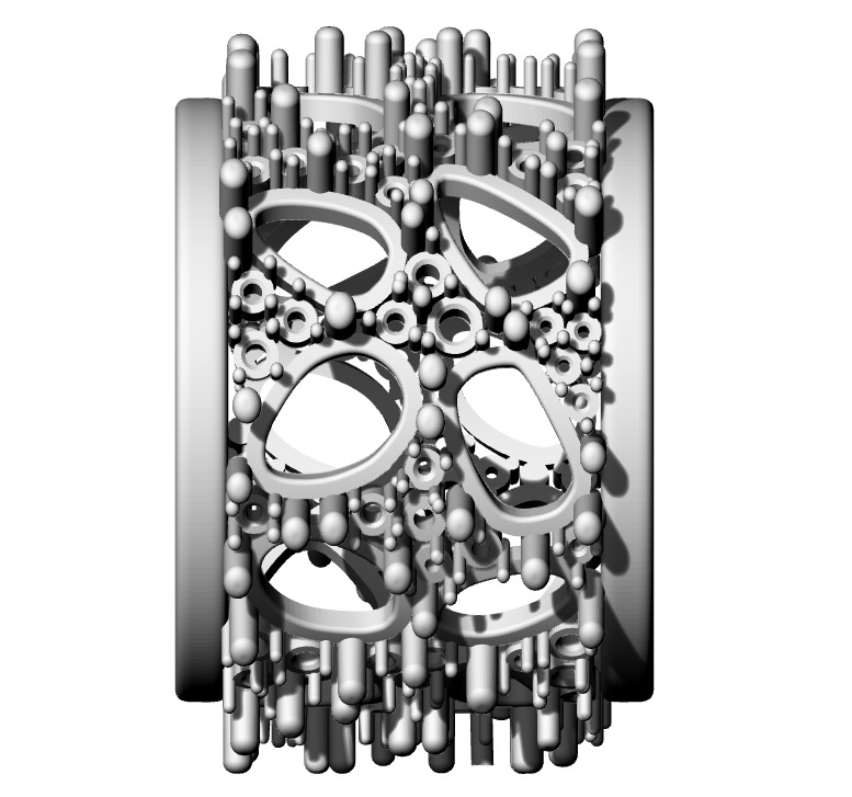 Pom Ring Free 3D print model_5