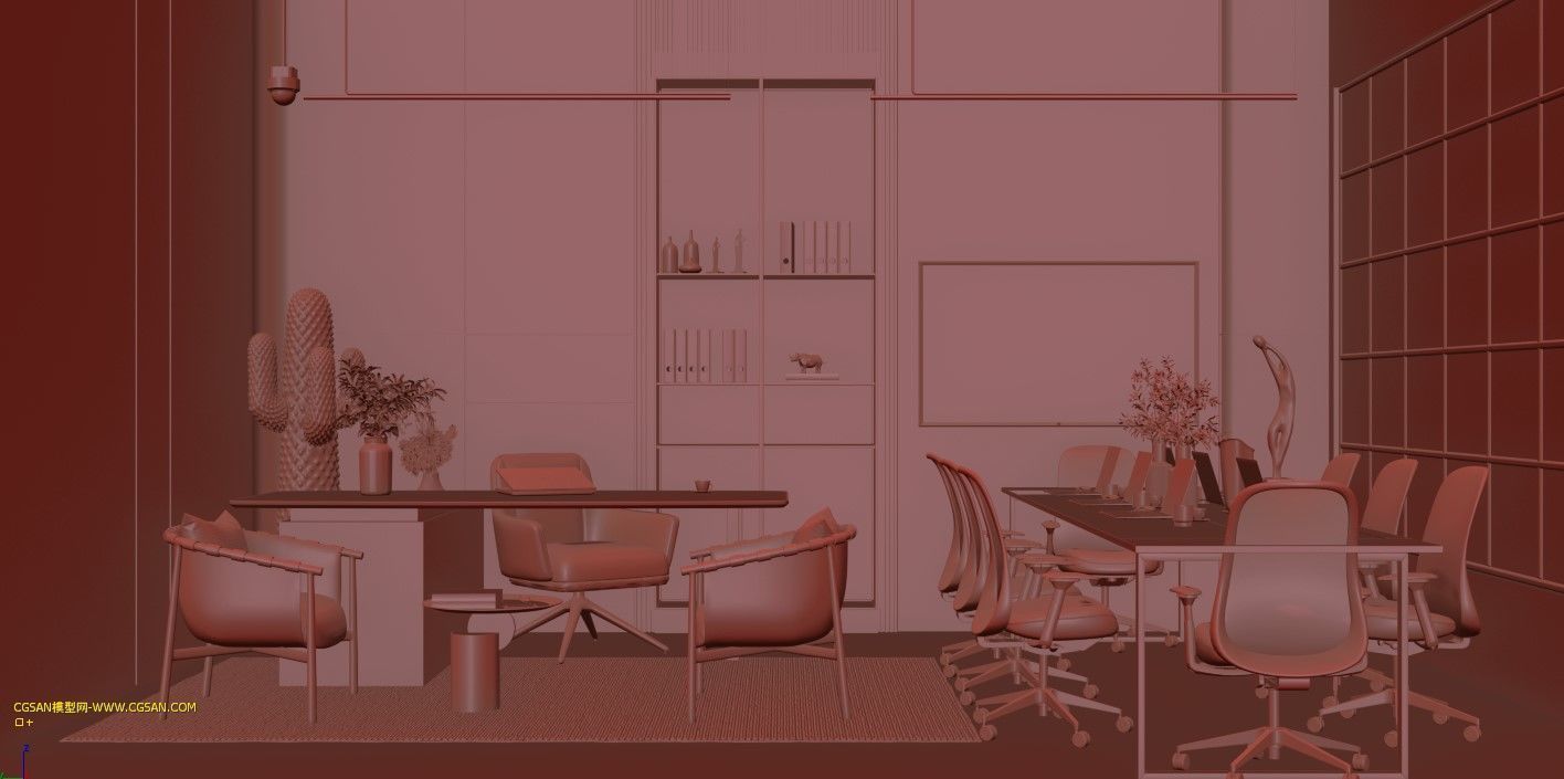 Modern Office   3D model_4