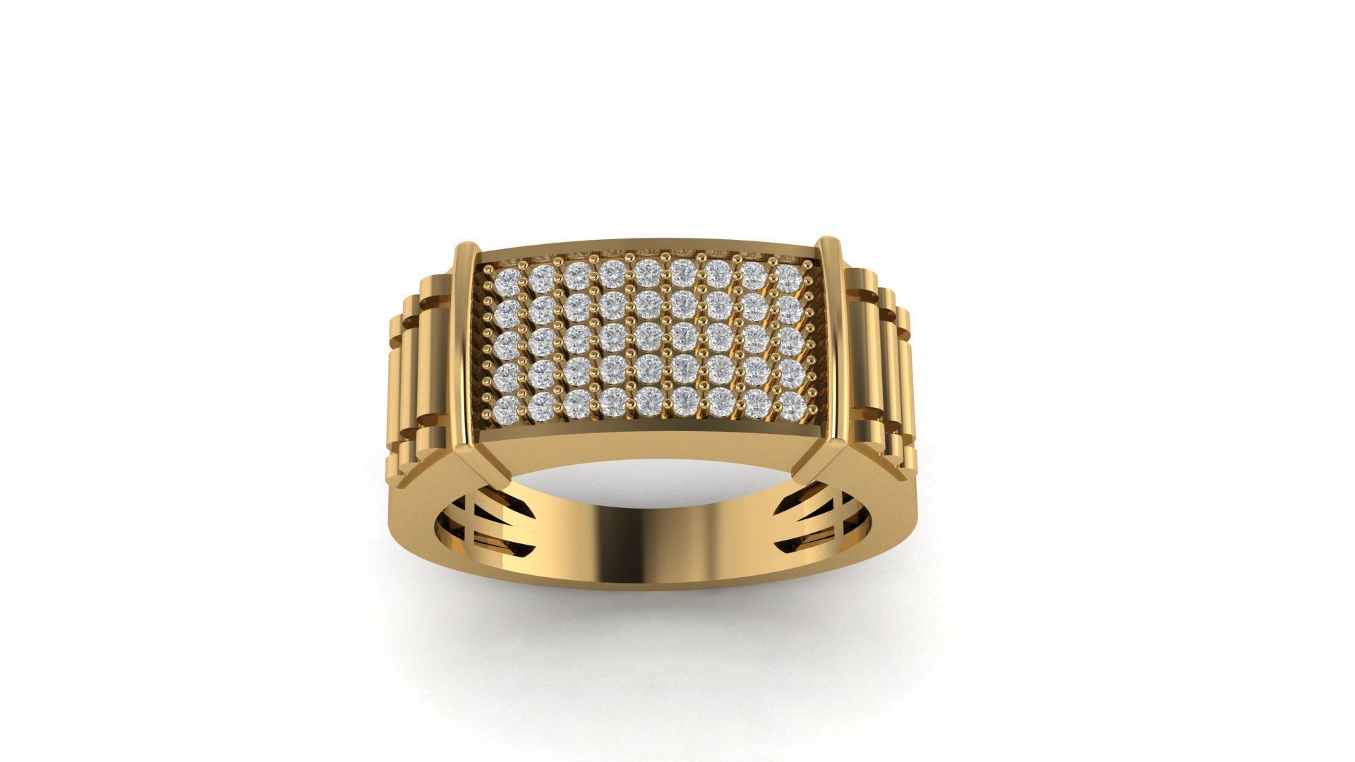 Mens Ring 3D print model_2