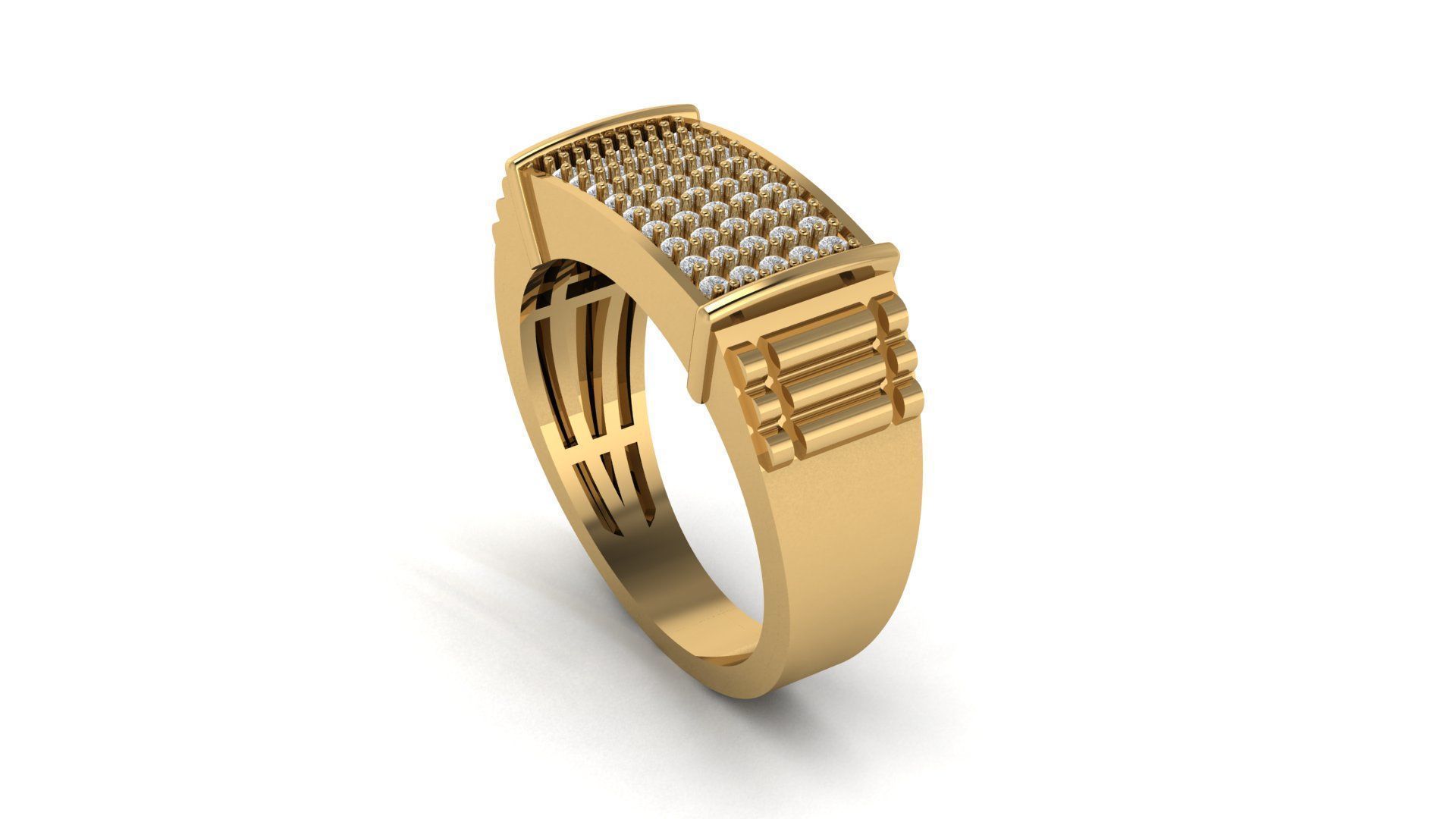 Mens Ring 3D print model_3