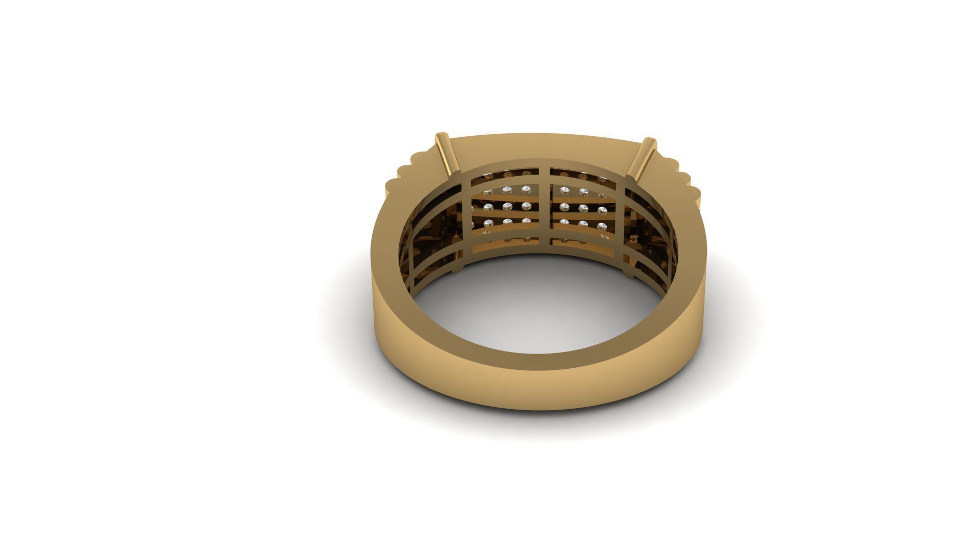Mens Ring 3D print model_4