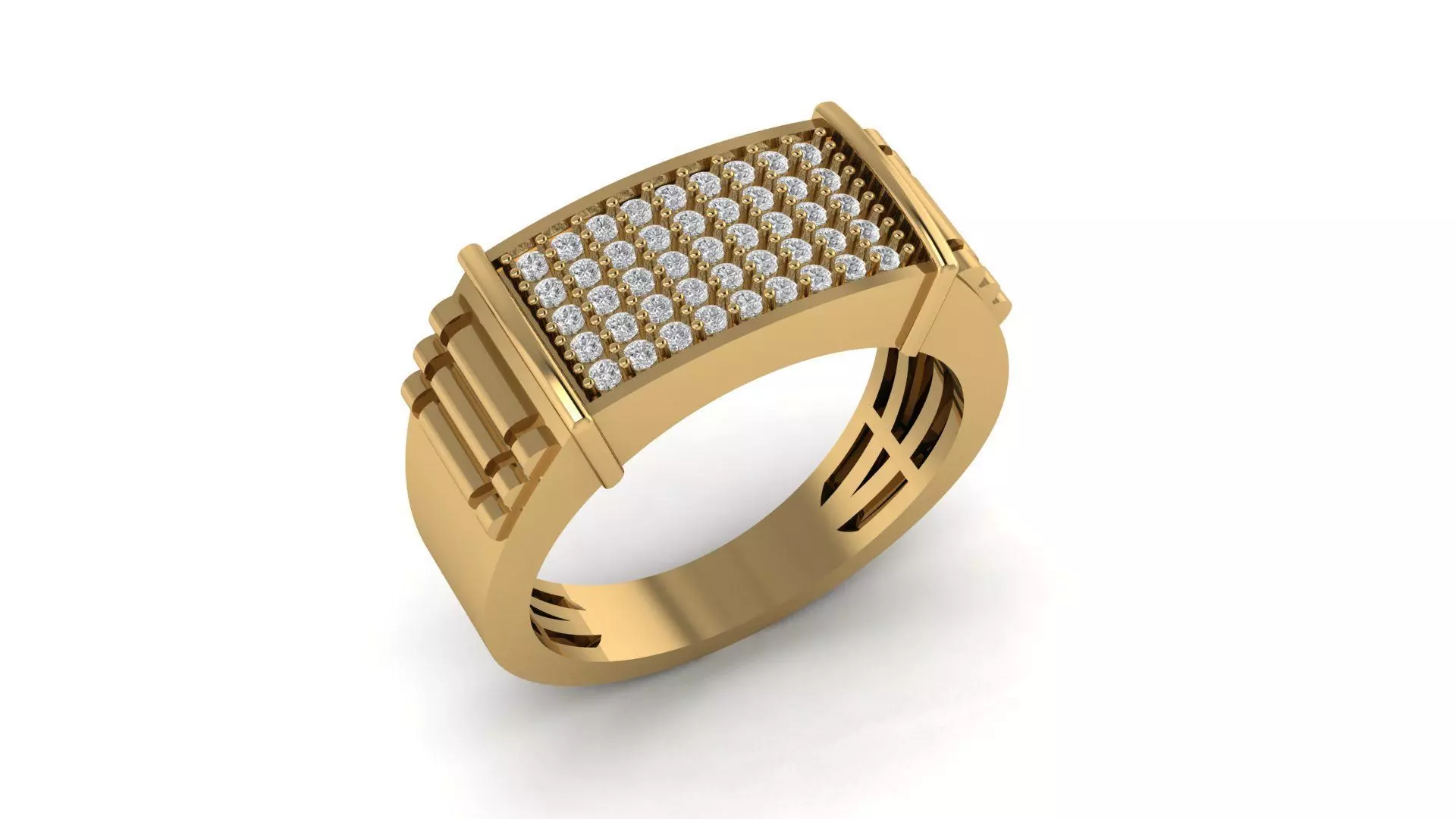 Mens Ring 3D print model_0