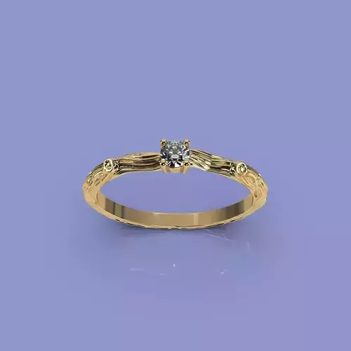 Delicate diamond ring 