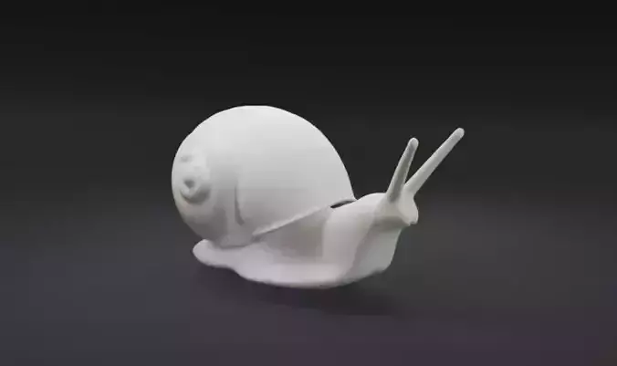 Realistic Snail Sculpt