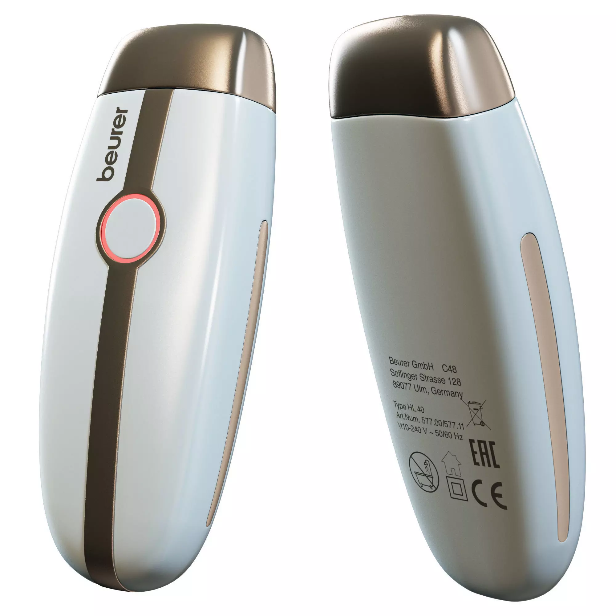 Depilator Beurer HL 40 Low-poly 3D model