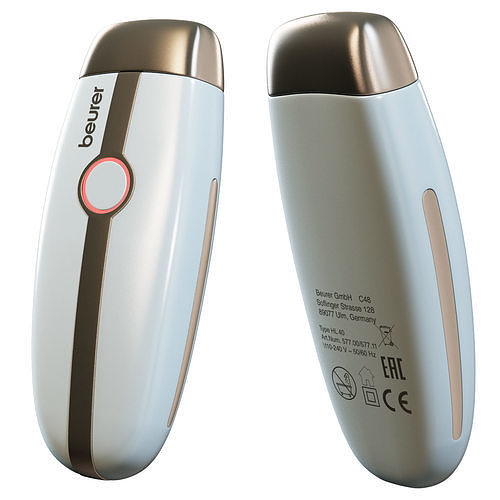 Depilator Beurer HL 40 Low-poly 3D model