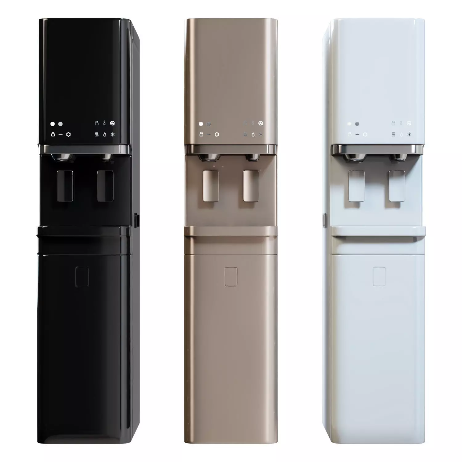 Water Purifier CHPI-620L Low-poly 3D model