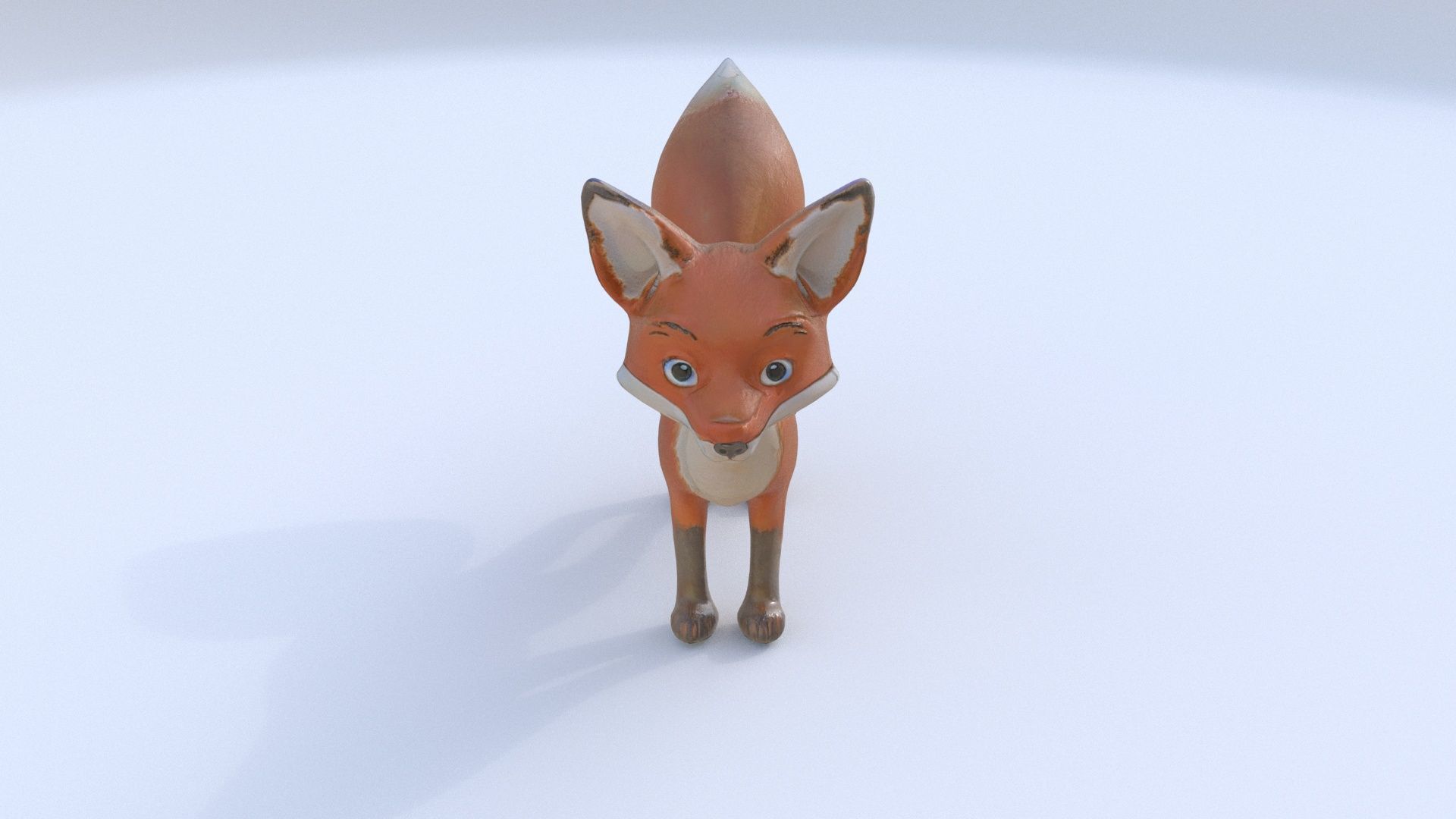 Fox 1 3D model_1