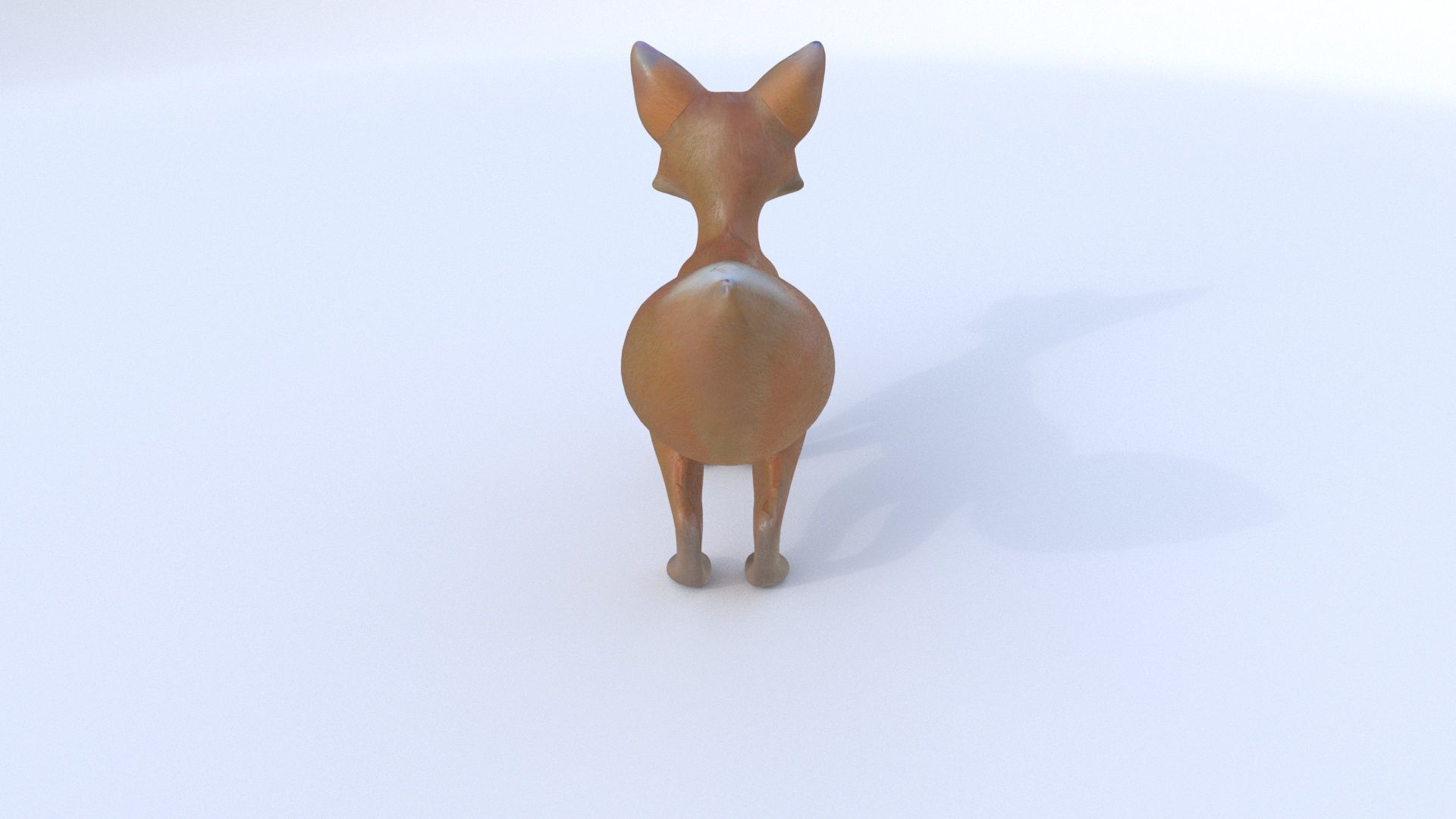Fox 1 3D model_4