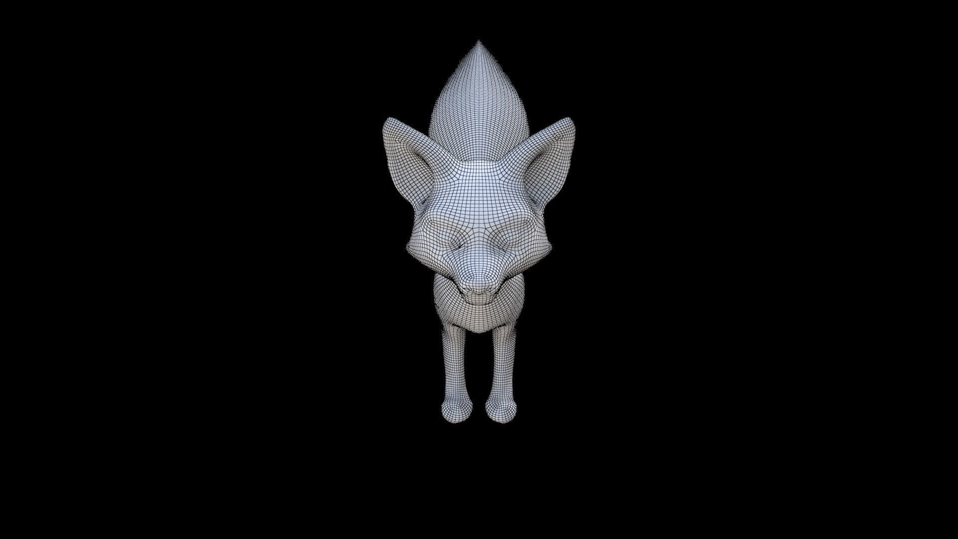 Fox 1 3D model_6