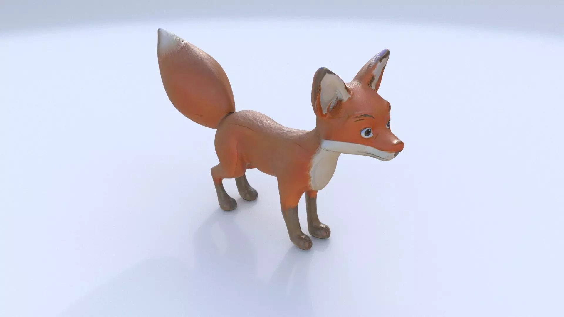Fox 1 3D model_0