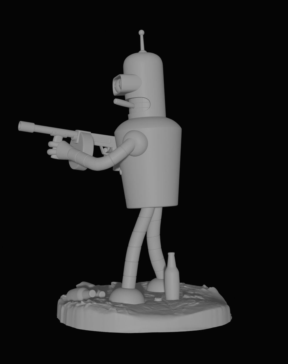 BENDER - FUTURAMA 3D print model_9