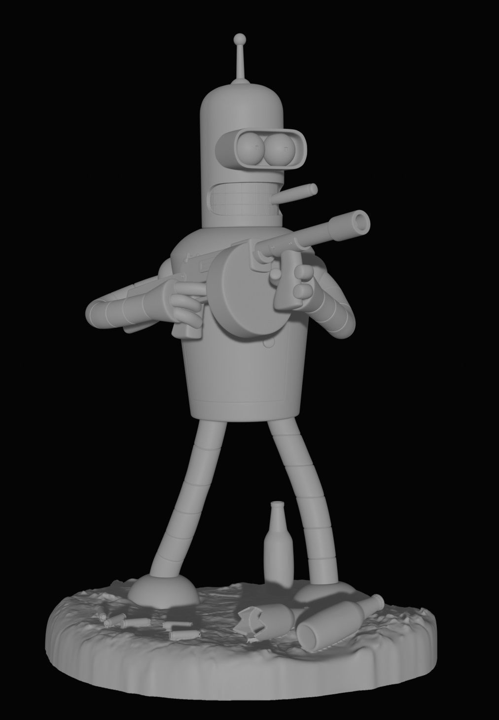 BENDER - FUTURAMA 3D print model_8