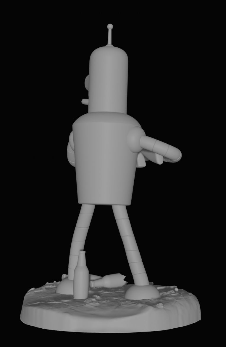 BENDER - FUTURAMA 3D print model_11