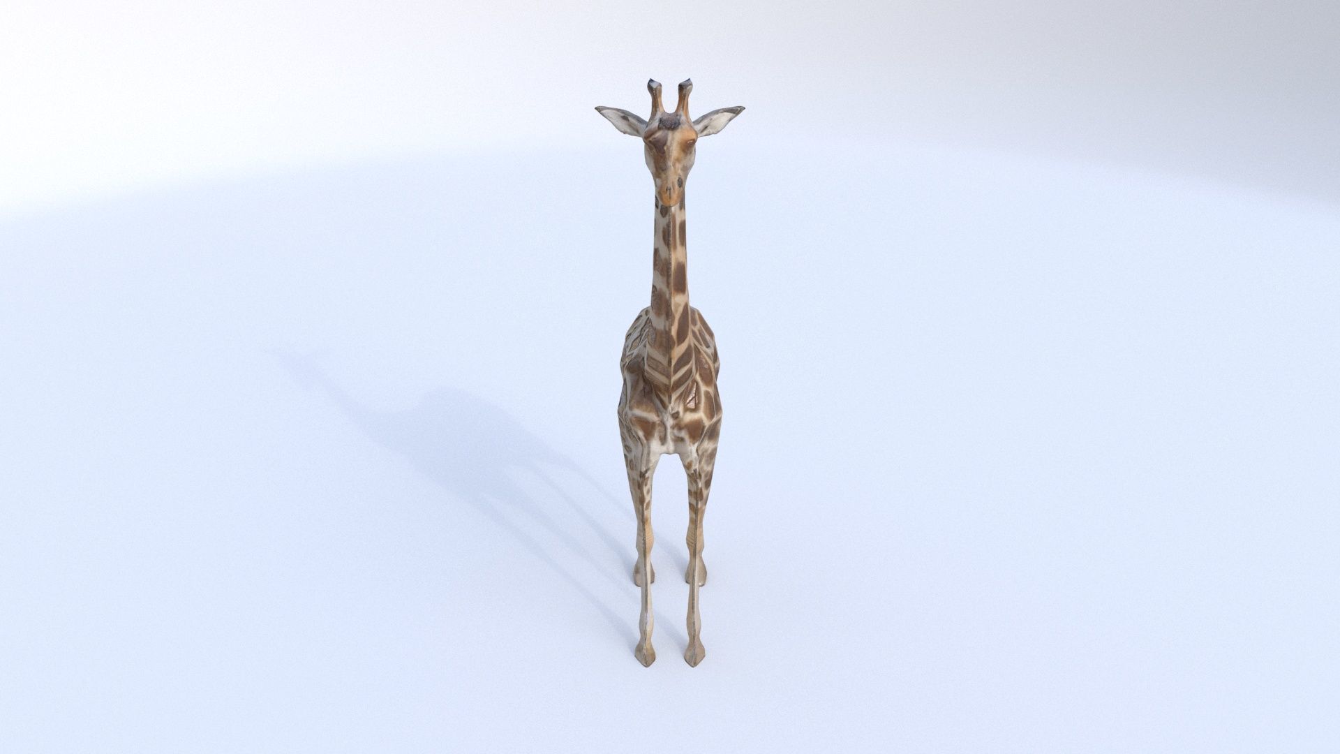 Giraffe 3D model_2