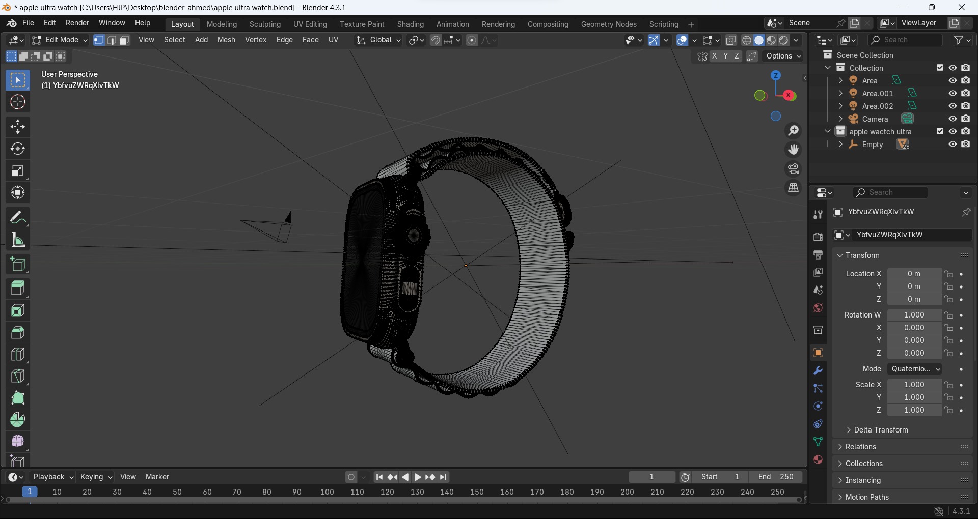 Apple Watch Ultra 2 3D model_18