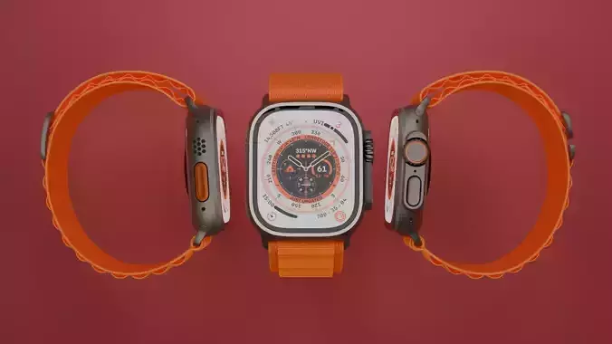 Apple Watch Ultra 2 3D model