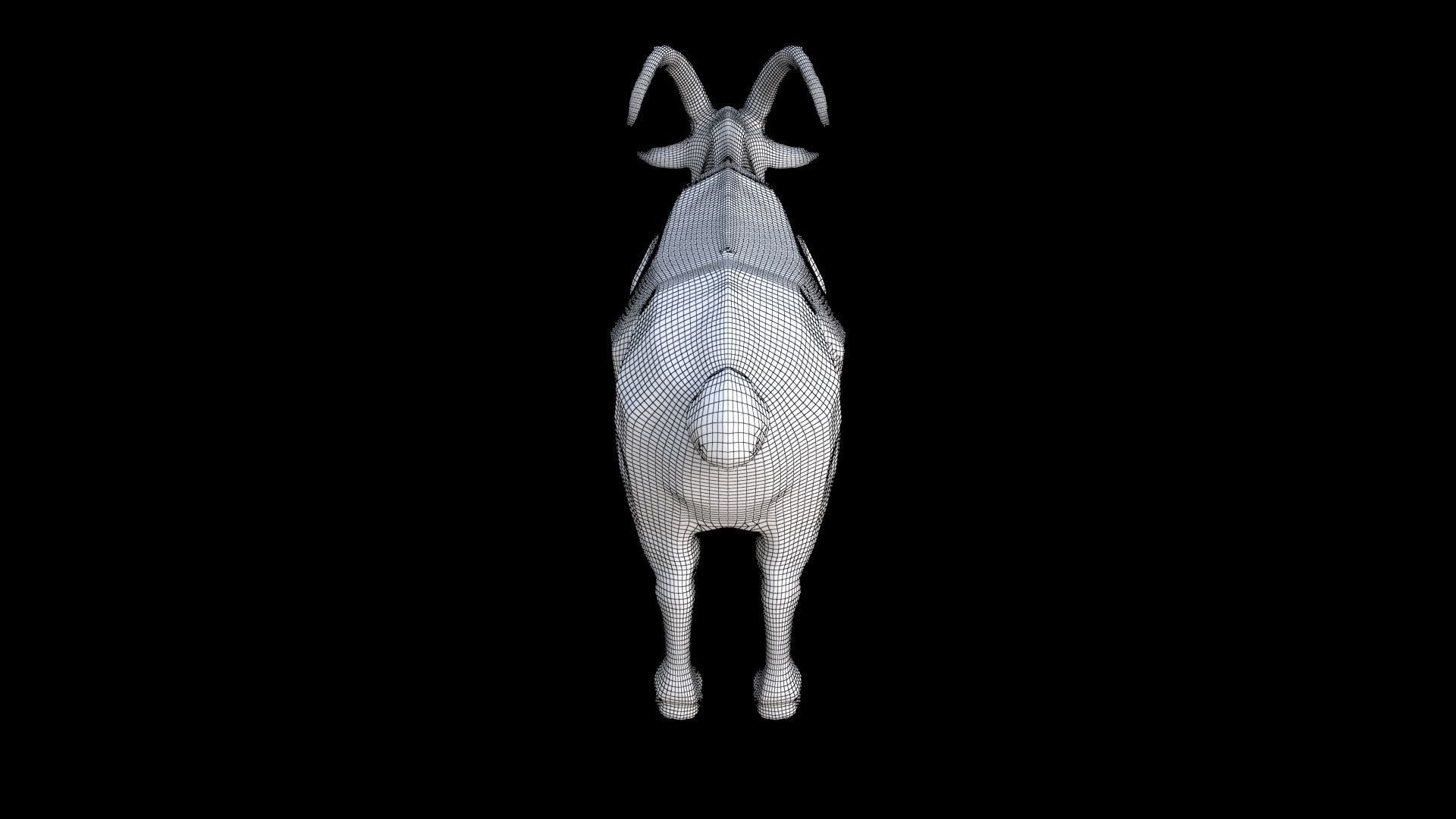 Goat 1 3D model_7